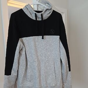 Express Black and Gray Men's Sweater